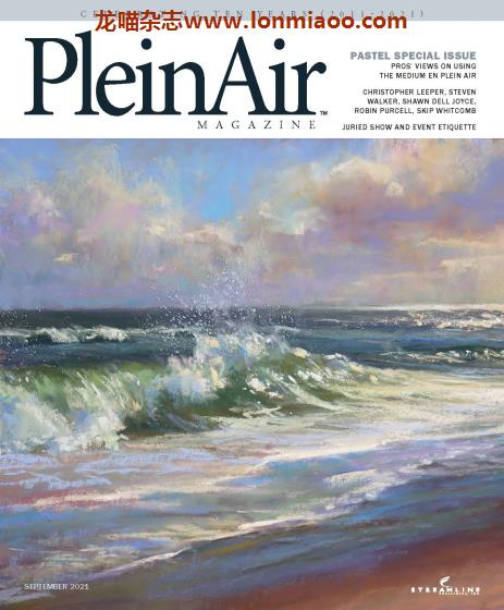 [美国版]PleinAir 绘画艺术PDF电子杂志 2021年9月刊